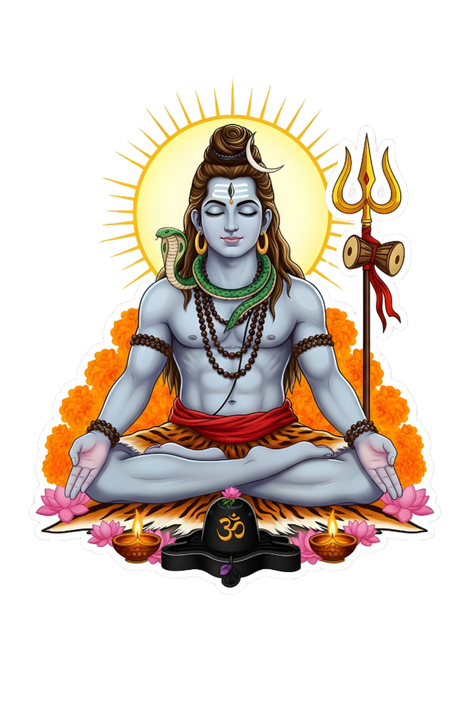 Lord Shiva Om Trishul PNG HD transparent background Mahadev PNG