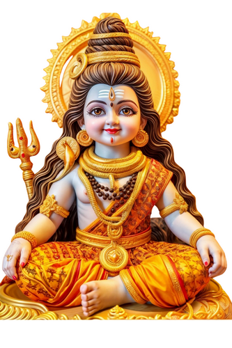 Bal Shiva cartoon PNG transparent background
