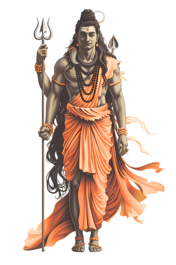 Lord Shiva full body PNG HD transparent background download
